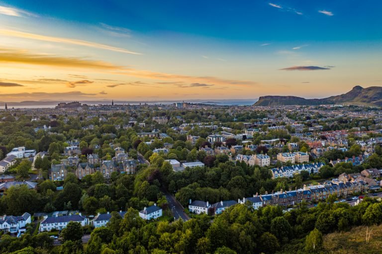 Edinburgh Castle and Arthurs Seat